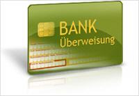 Zahlen per Vorauskasse Bankueberweisung