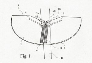 Anklemmtisch-Sonnenschirme Gebrauchsmuster