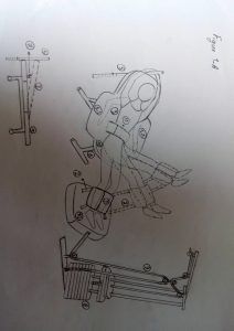 Erfindung Fitnessgerät, Bauchtrainingsgerät verhindert Rückenschmerzen Fitnessgeraet-Patent-Verkauf-Zeichnung-1-A-212x300